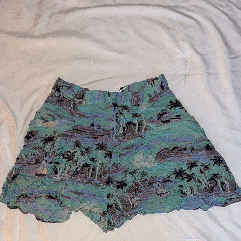 Tropical Print Women's Shorts